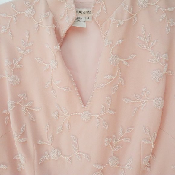 Soft Pink Couture Zola Evening Top - Picture 2 of 2